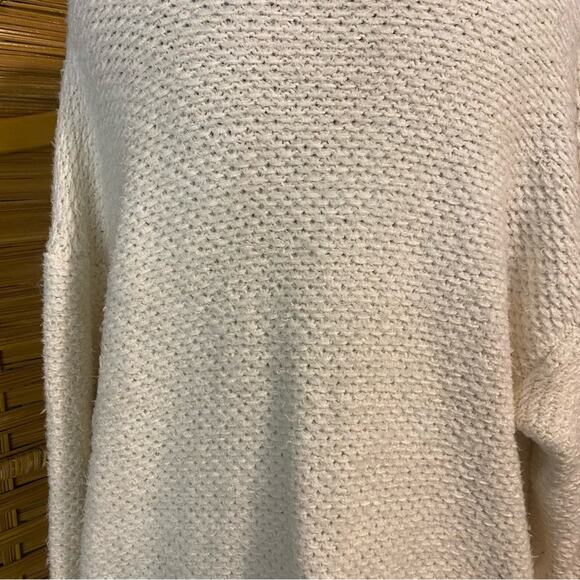 Pilcro Cream Oversized Open Long Cardigan Sweater Soft cotton blend XL cozy - Picture 8 of 9